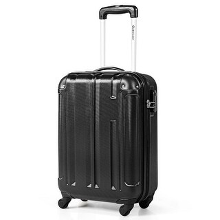 black hard shell suitcase