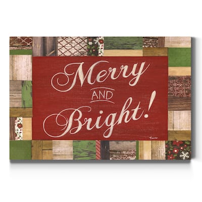 Merry and Bright-Premium Gallery Wrapped Canvas - Ready to Hang