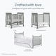 preview thumbnail 12 of 21, Dream On Me Violet 4-In-1 Convertible Mini Crib