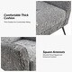 preview thumbnail 25 of 25, Silas Modern Armchair with Metal Legs by HULALA HOME