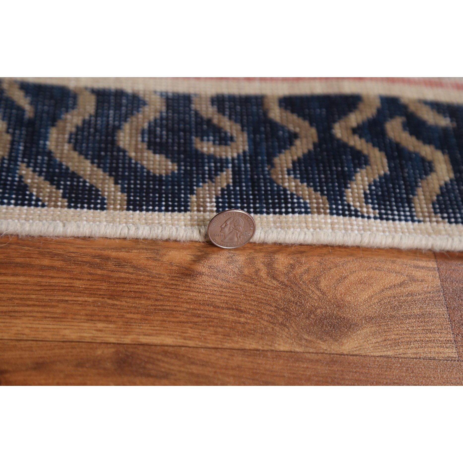 Wool Art Deco Turkish Oriental Runner Rug Hand-knotted Hallway Carpet -  2'4 x 5'10 - Bed Bath & Beyond - 35253797
