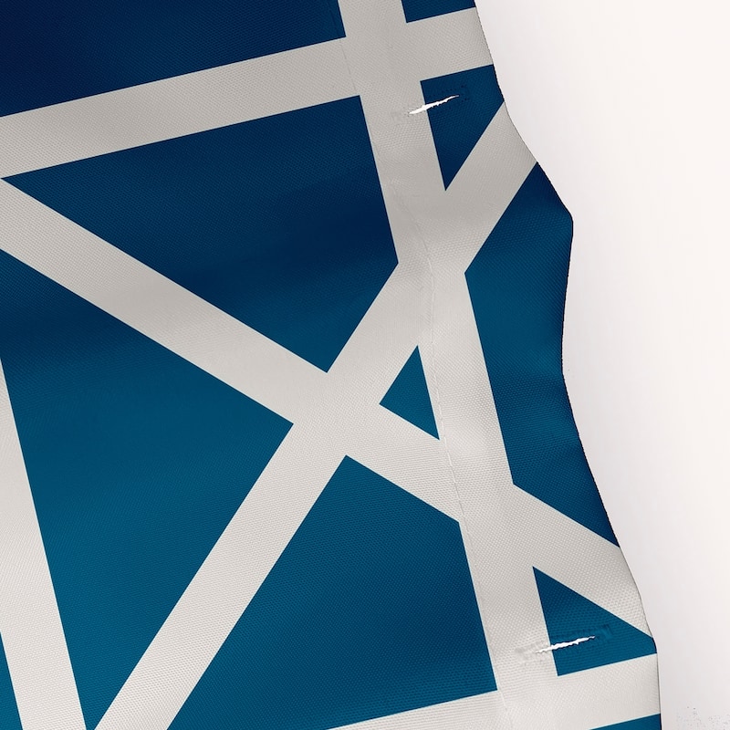 Trellis Geometric Print Shower Curtain (71 x 74)