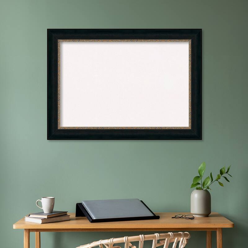 Paragon Bronze Framed White Bulletin Board, Organization Board, Pin Board
