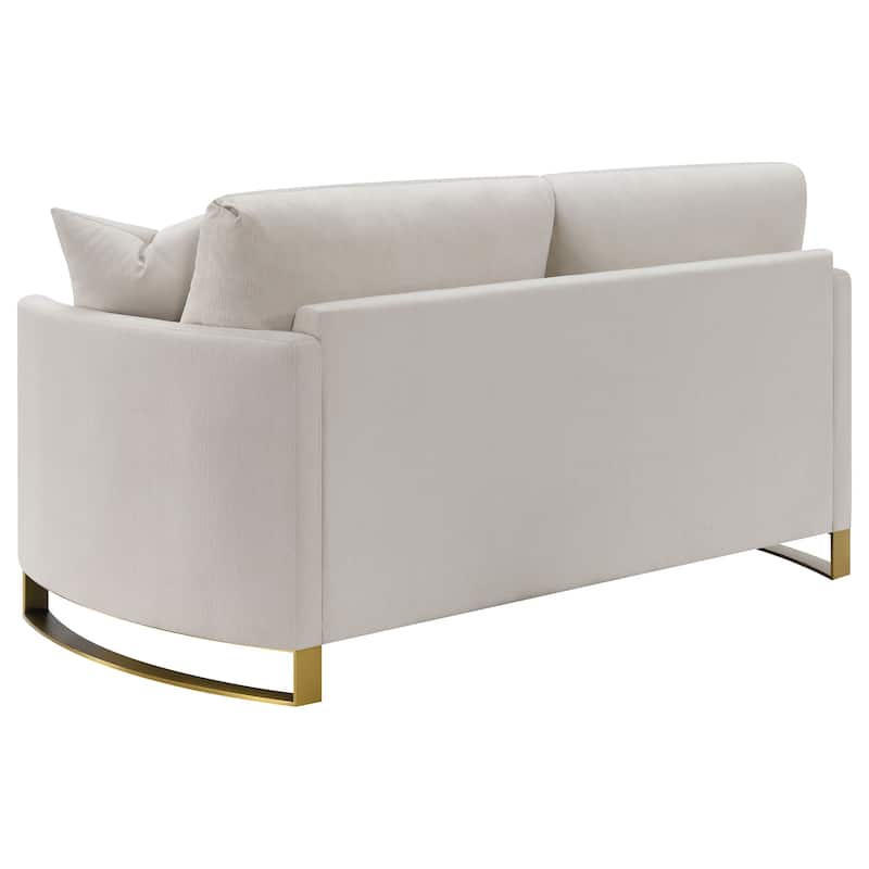 Corliss Upholstered Arched Arm Loveseat