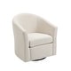 preview thumbnail 74 of 92, Modern Upholstered Swivel Barrel Chair Living Room Accent Chair