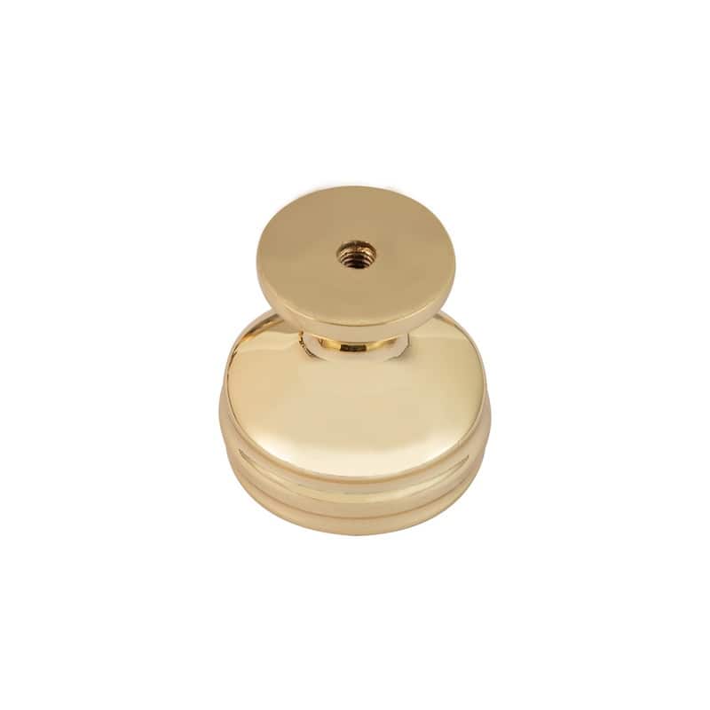 Utopia Alley Athen Cabinet Ring Pull Knob -Polished Gold Drawer Pull Knobs 1.19"