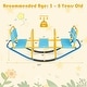 preview thumbnail 5 of 19, Outdoor Kids Toy Gift Teeter Totter for Children Boys Girl - 53.5" x 15" x 23" (L x W x H)