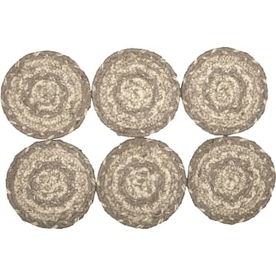 Cobblestone Jute Coaster Set of 6 - 4