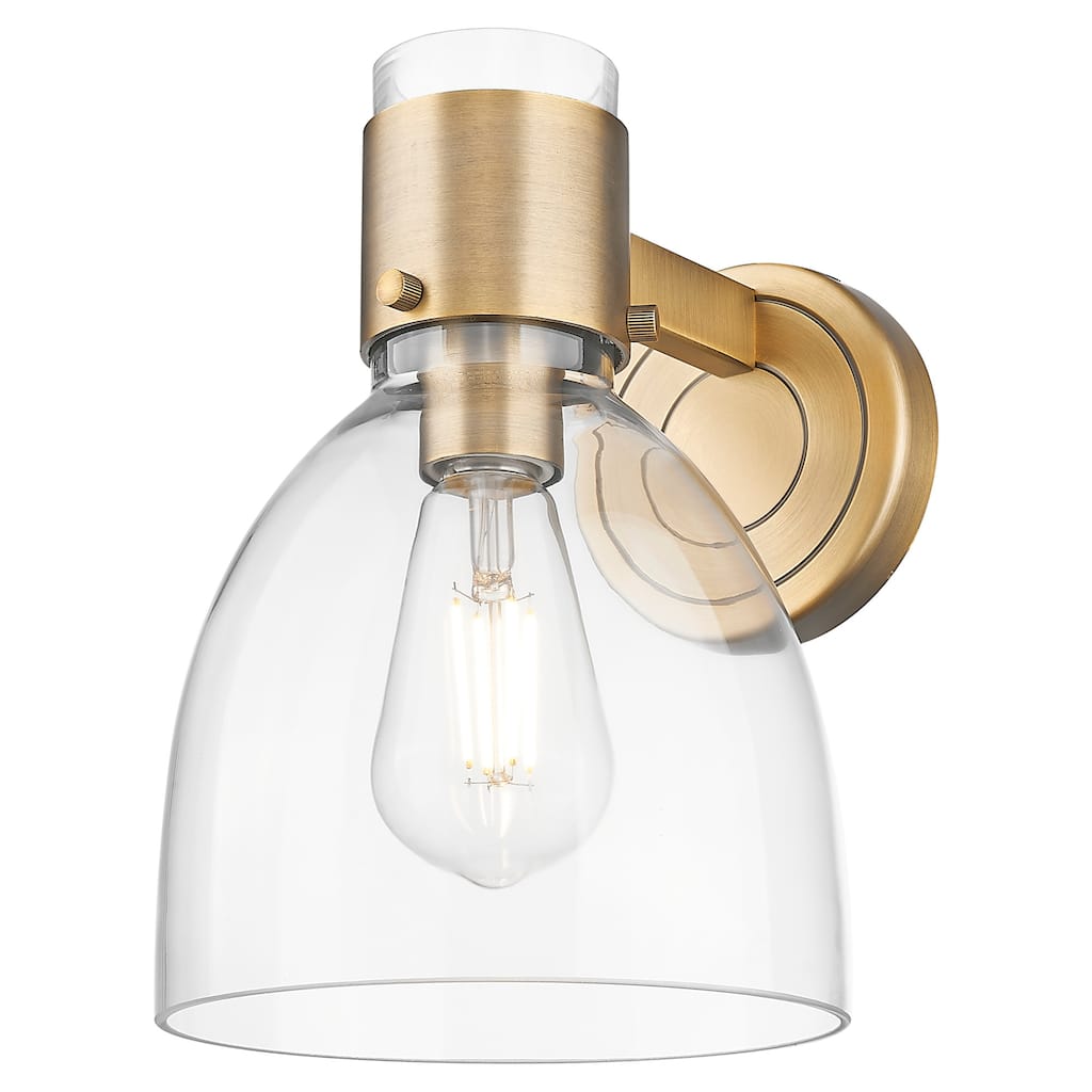Innovations Lighting 464-1W-G464D-7CL Lawton Bell 9" Tall Bathroom