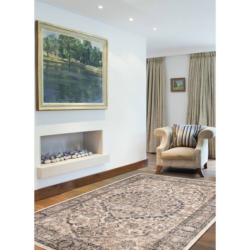 ECARPETGALLERY Oregon Tabriz Traditional Rug