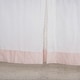 preview thumbnail 7 of 12, Rizzy Home Velvet Trim Crib Skirt - 26" x 51"