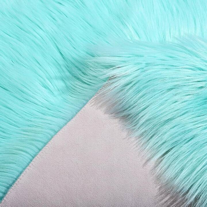 Shaggy Faux Fur Sheepskin Area Rug Super Soft Home Decor Carpet
