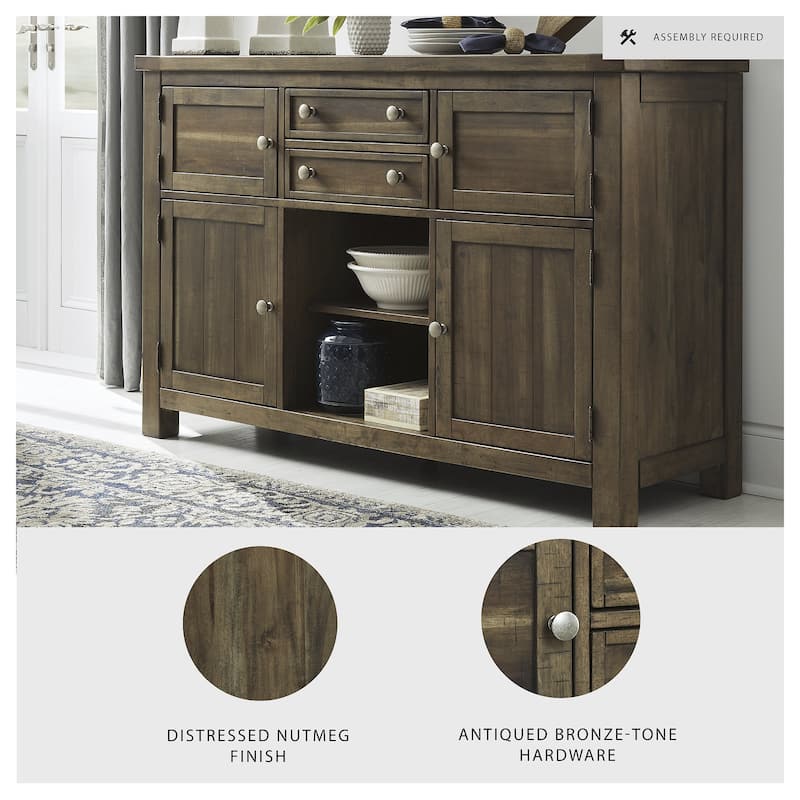 Signature Design by Ashley Mykolaiv Grey-brown Dining Room Server
