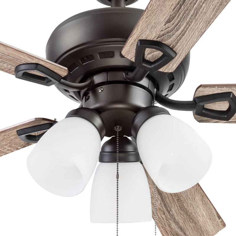 44" Prominence Home Miller Park Indoor Ceiling Fan, Espresso Bronze - 44