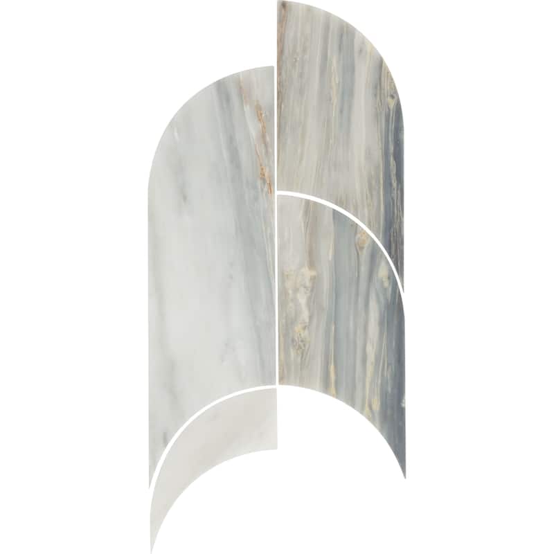 Daltile Gamma Natural Stone Archway Wall and Floor Mosaic Tile (Set of 5)