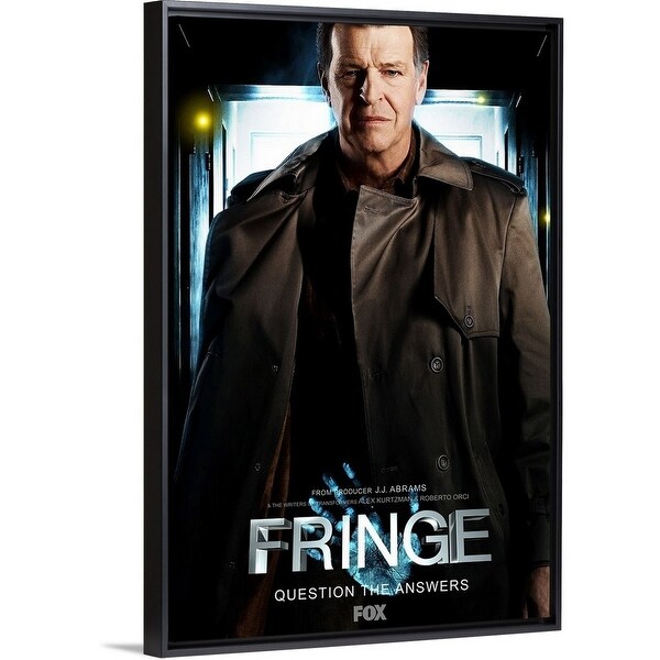 Shop Floating Frame Premium Canvas With Black Frame Entitled