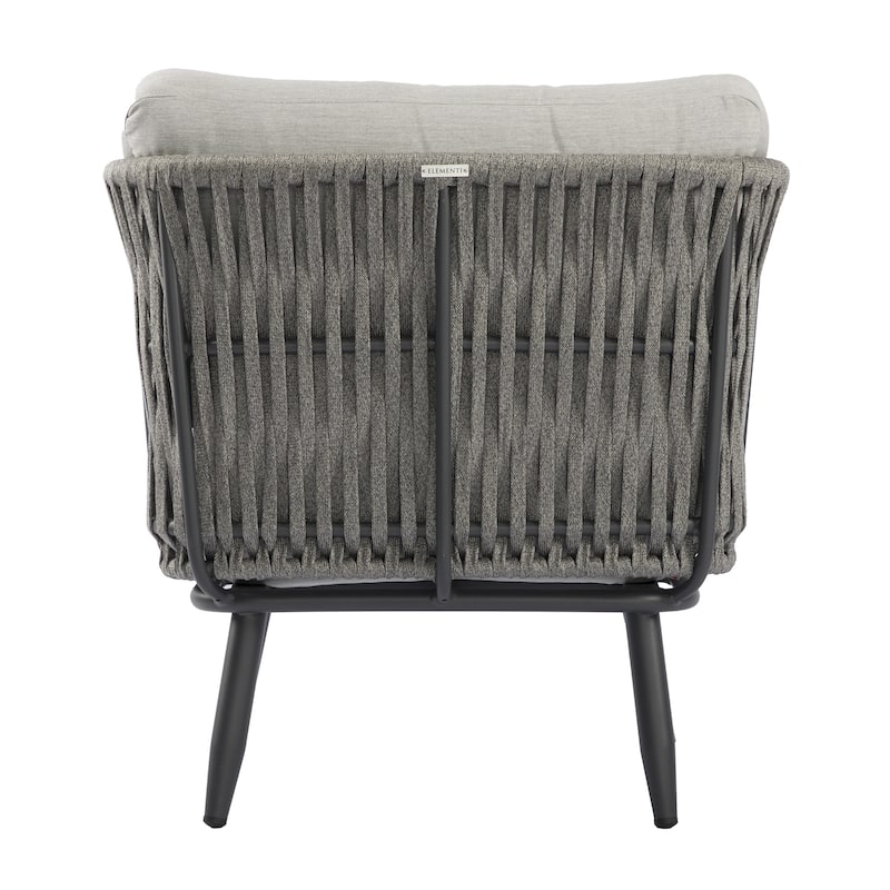Milano Outdoor Aluminum Lounge Chair with Sunbrella® Cushions
