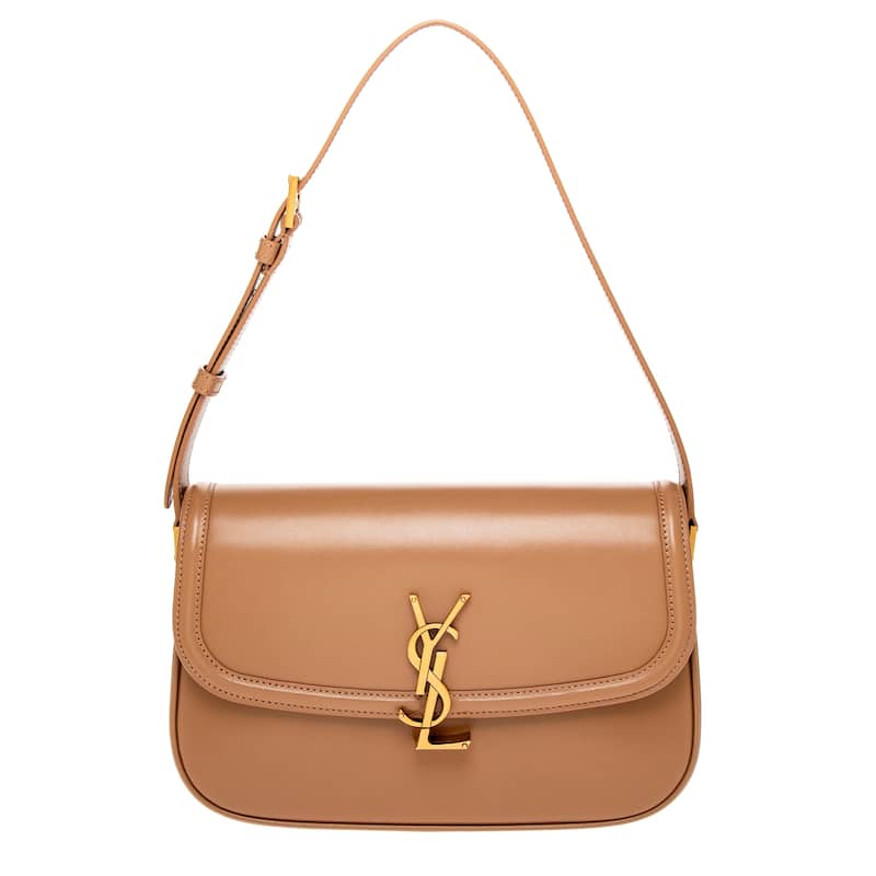 Saint Laurent Medium Solferino Bag - Tan