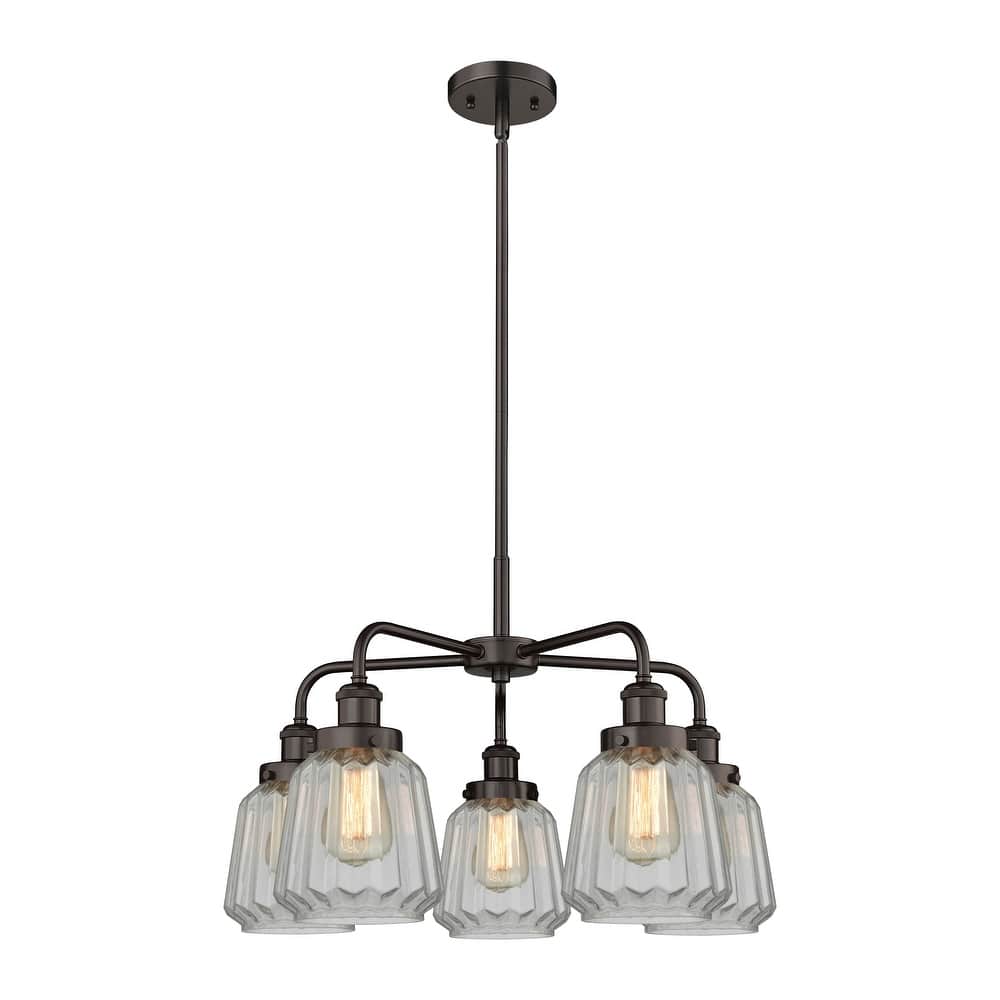Innovations Lighting Chatham - 5 Light 25" Stem Hung Chandelier