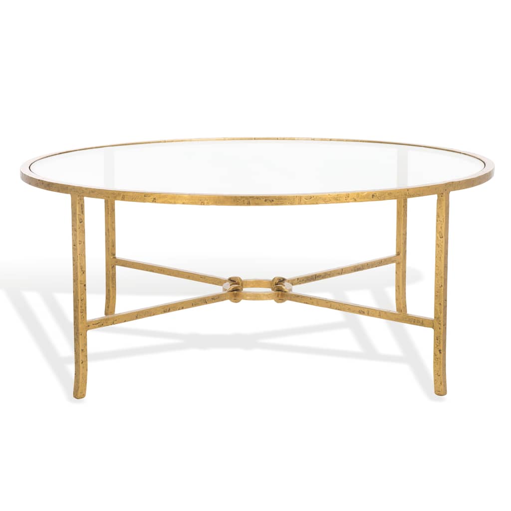 SAFAVIEH Couture Tauri Forged Metal Round Coffee Table - 36"W x 36"D x 15"H