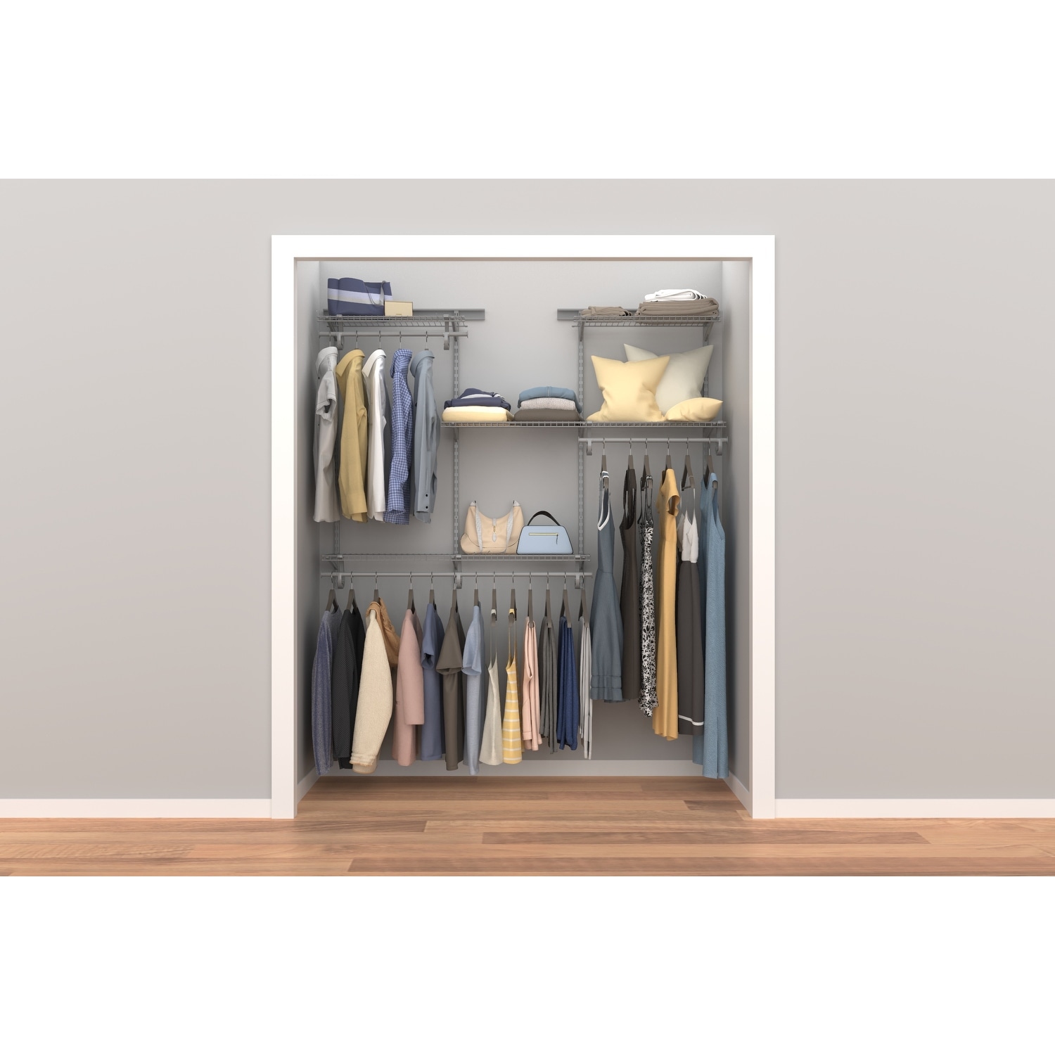ClosetMaid ShelfTrack Shoe Rack Shelf Kit