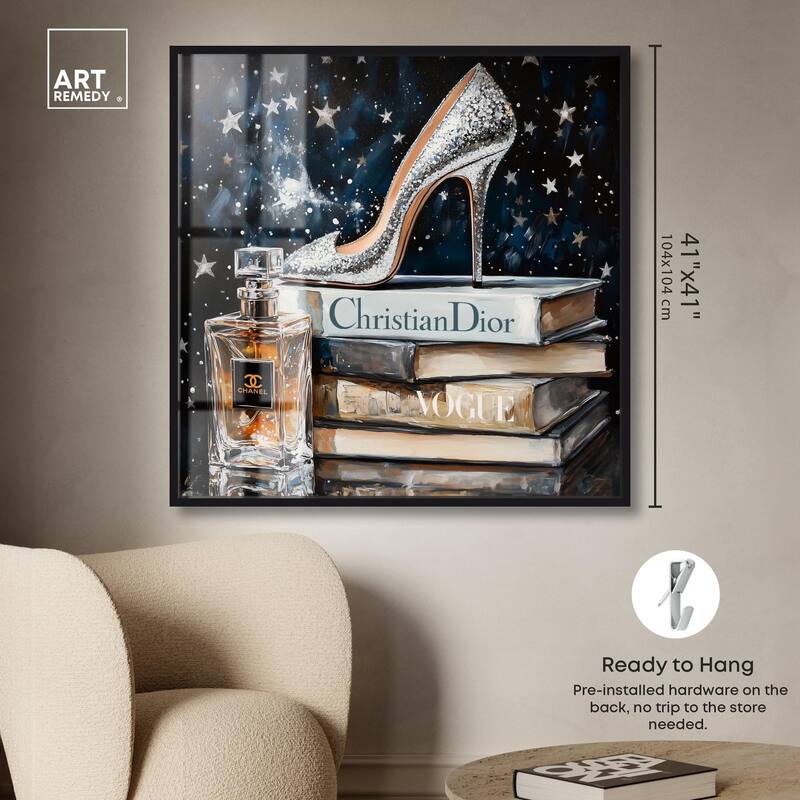 Sparkling Stars Heel Shadowbox by Art Remedy
