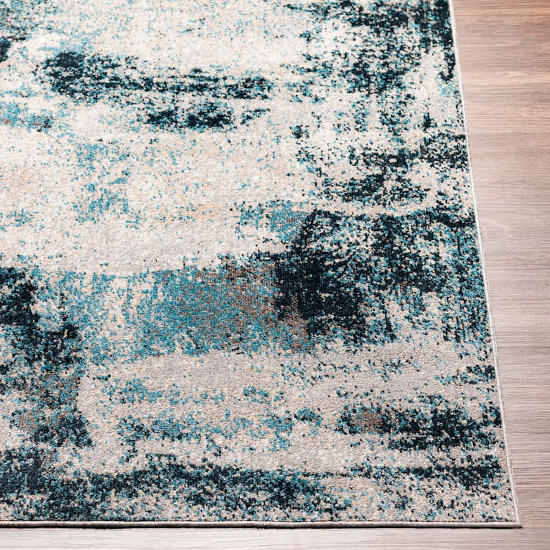 Livabliss Vahana Machine Washable Rustic Abstract Area Rug