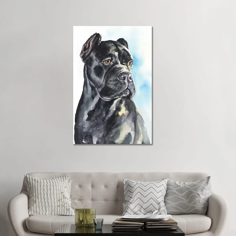 iCanvas "Cane Corso" by George Dyachenko Canvas Print - 48x32x1.5