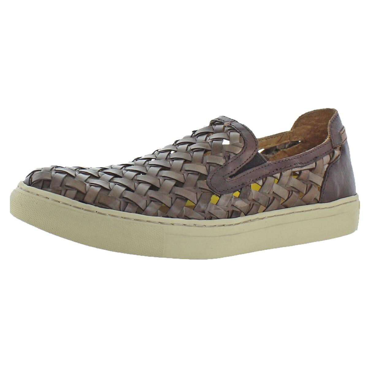 Shop Donald J Pliner Mens Karter Casual Shoes Woven Leather