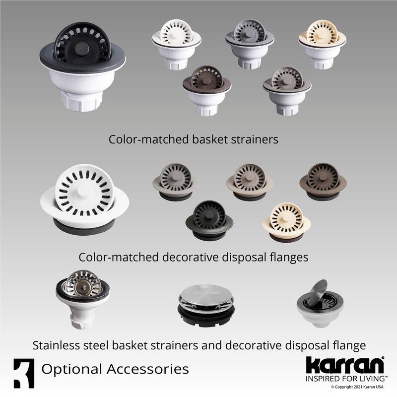 Karran Undermount Quartz Single-bowl Kitchen Sink