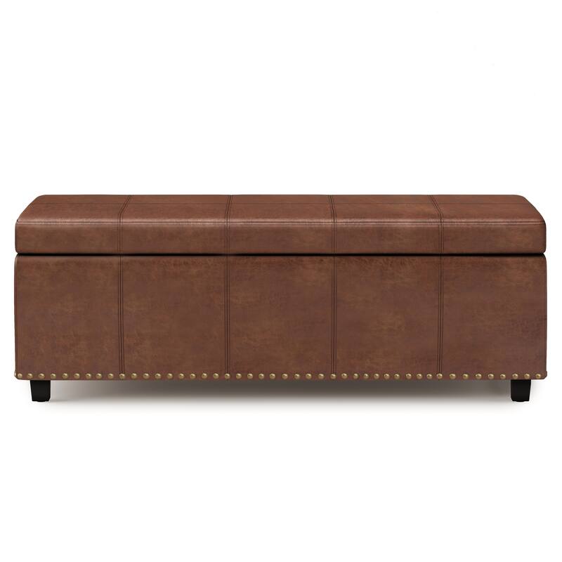 WYNDENHALL Stanford Upholstered Storage Ottoman