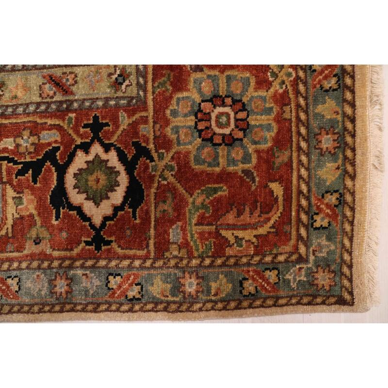 ECARPETGALLERY Hand-knotted Jules Sultane Ivory Wool Rug - 9'0 x 12'0