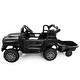 preview thumbnail 1 of 1, Gymax Kids Ride On UTV Car w/Detachable TrailerParent Remote Control Black