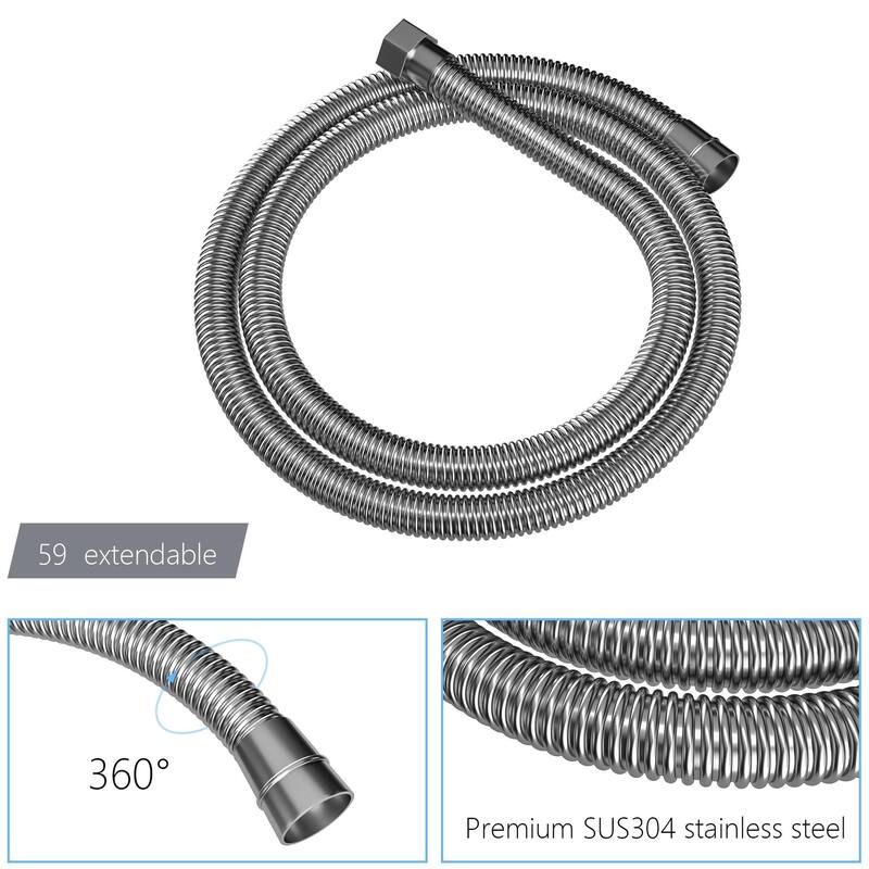 Wall Mounted Dual Shower Head Shower Set