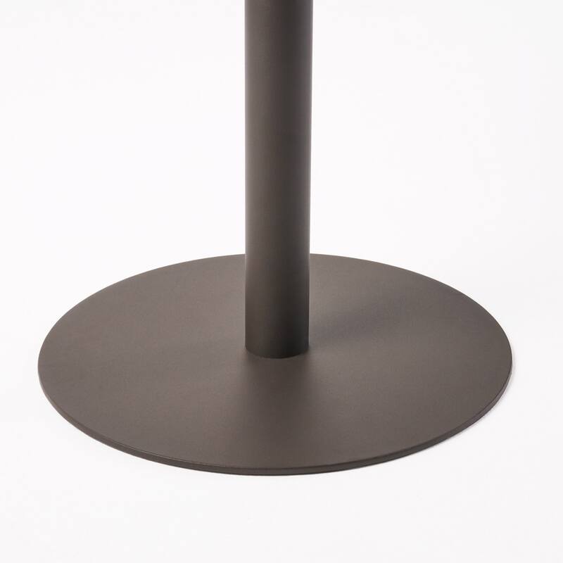 Outdoor 26" Round PE Rattan Bar table, Multibrown