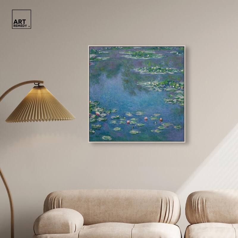 Monet Water Lilies Canvas by Art Remedy