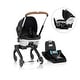 preview thumbnail 26 of 33, Gold Shyft DualRide with Carryall Storage Infant Car Seat and Stroller Combo Onyx Black