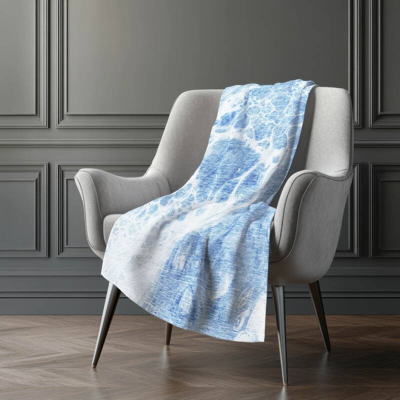 Premium Machine Washable Abstract Contemporary Throw Blanket