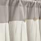 Lush Decor Linen Button Window Curtain Valance
