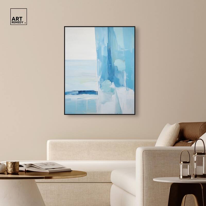 Seraphic Blues I Canvas by Art Remedy