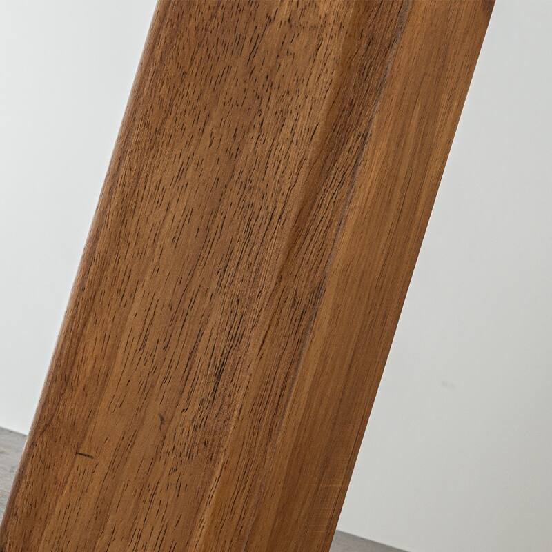 18''/22''Farmhouse Traditional Natural Solid Wood Table Lamp with Beige Fabri Drum Shade for Bedroom Living Room