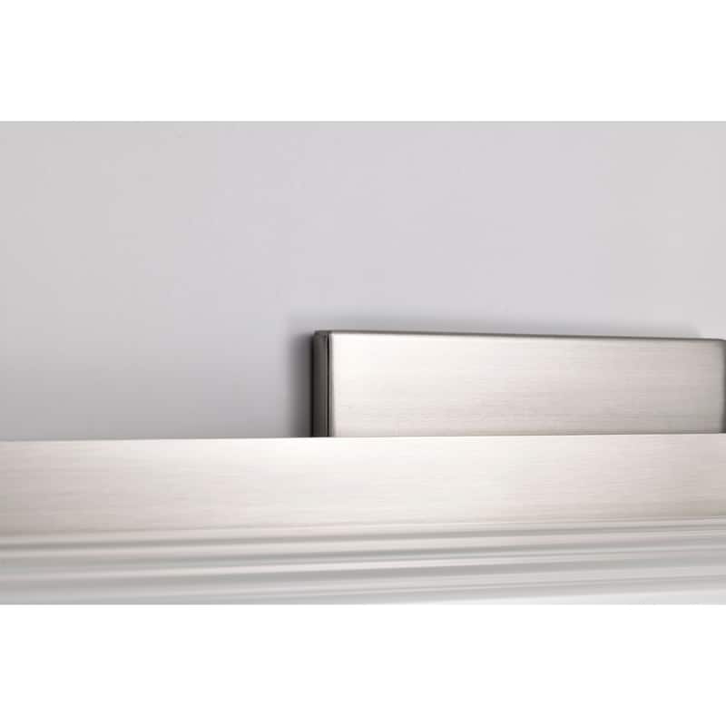 Larissa 24 Inch LED Vanity 3000K CCT Brushed Nickel Finish Opaque Glass - Brushed Nickel
