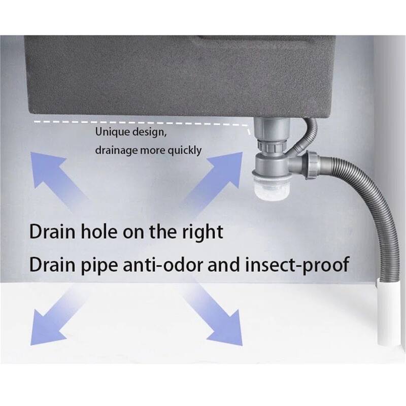 29.5" Rectangle Undermount Single Bowl Stainless Steel Kitchen Sink