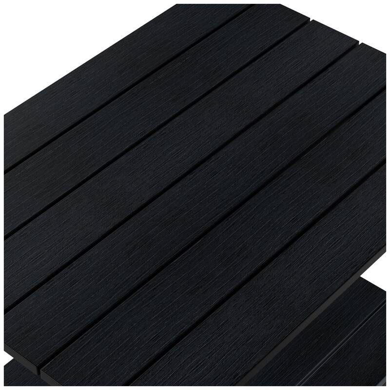 Vineyard HIPS Eco-Friendly Outdoor Modern Square All Weather Side Table