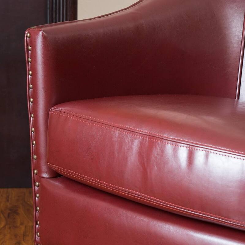 Office Chair Red Leather Reception Chair Side Chair Accent Chair Dressing Chair Padded Chair Club Chair
