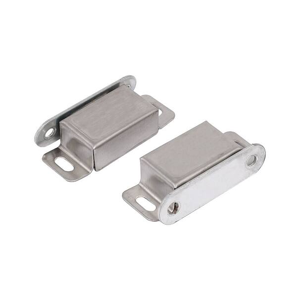 Shop Cabinet Door Housing Magnetic Catch Latches Silver Tone