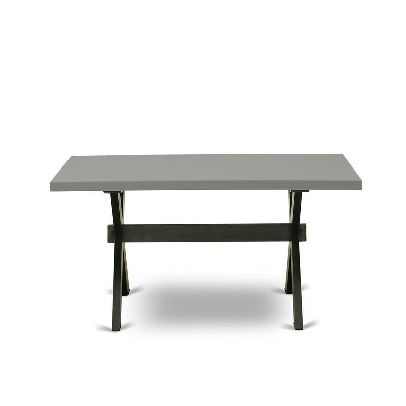 HomeStock 6-Piece Natural Oak Finish Solid Wood Top dining Table with 1-Bench and 4-Chairs