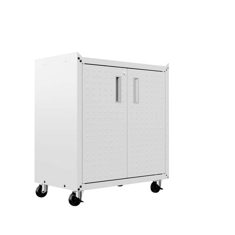 Fortress 31.5" Mobile Garage Cabinet with Shelves