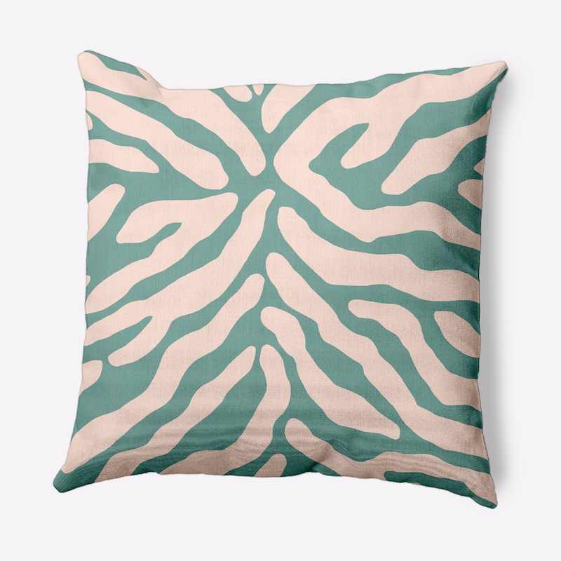 Animal Stripe Decorative Throw Pillow - Eucalyptus - 26" x 26"