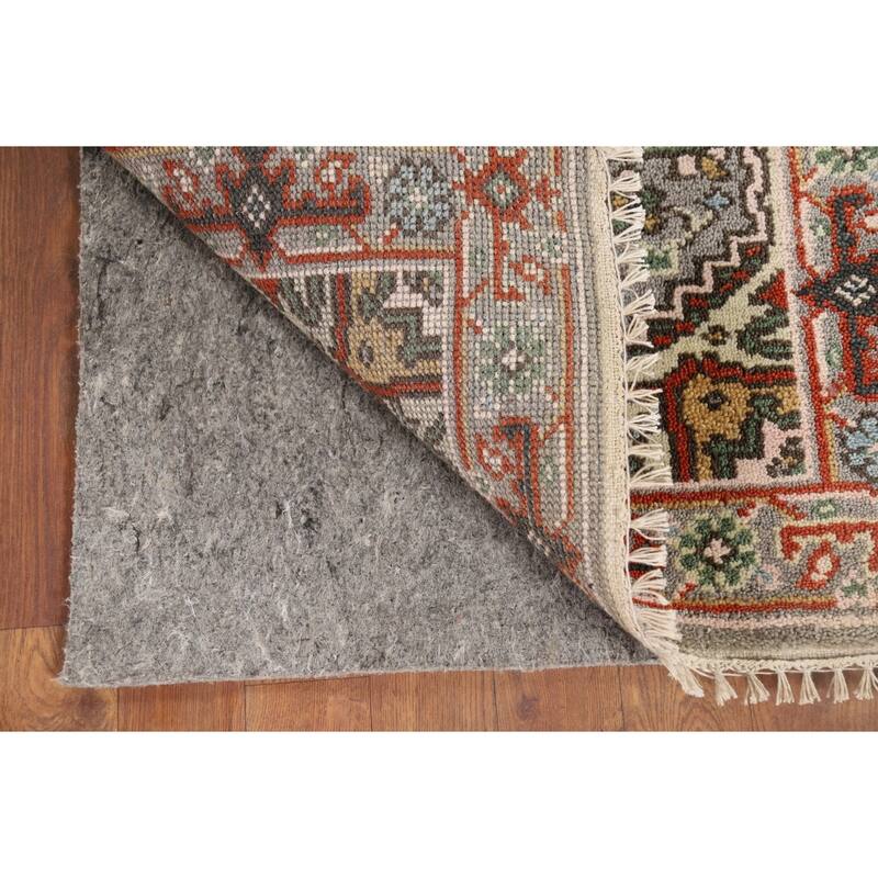 Gray Heriz Serapi Indian Accent Rug Handmade Wool Carpet - 2'0" x 3'0"